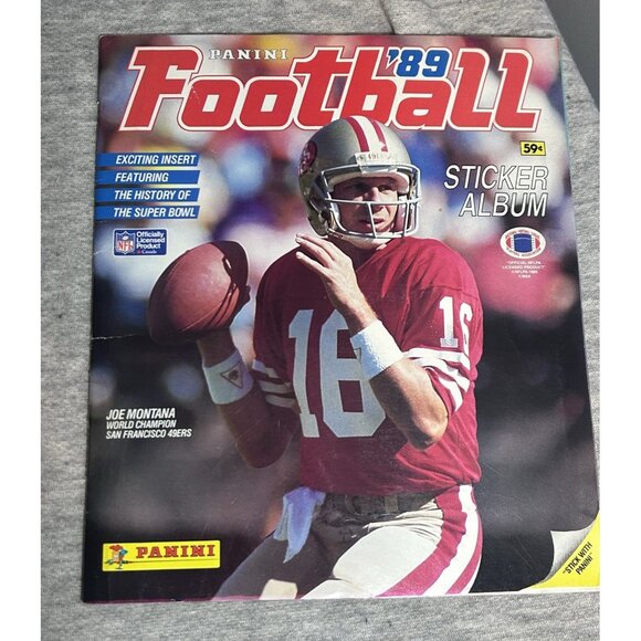 Panini NFL Sticker Collection 1989 Football Album Stickers - Picture 1 of 11